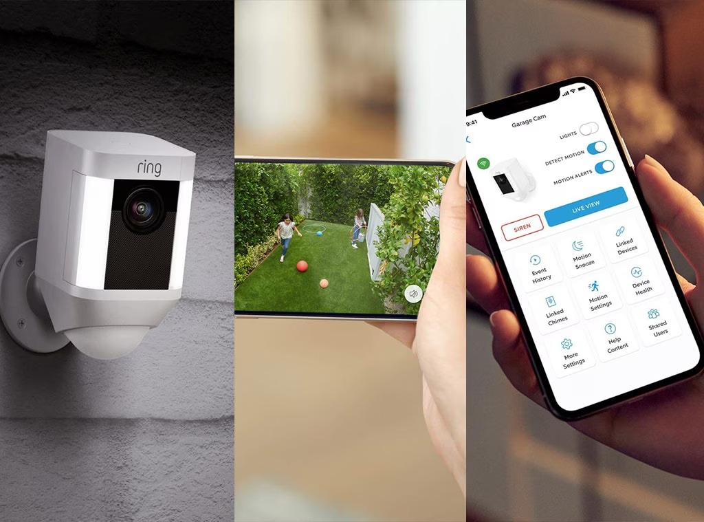 Ring Spotlight Cam Functionality with the Ring App