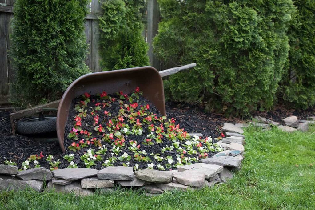 DIY Wheelbarrow Planter